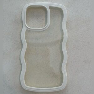 White Wave Design iPhone 14 Pro Max phone case